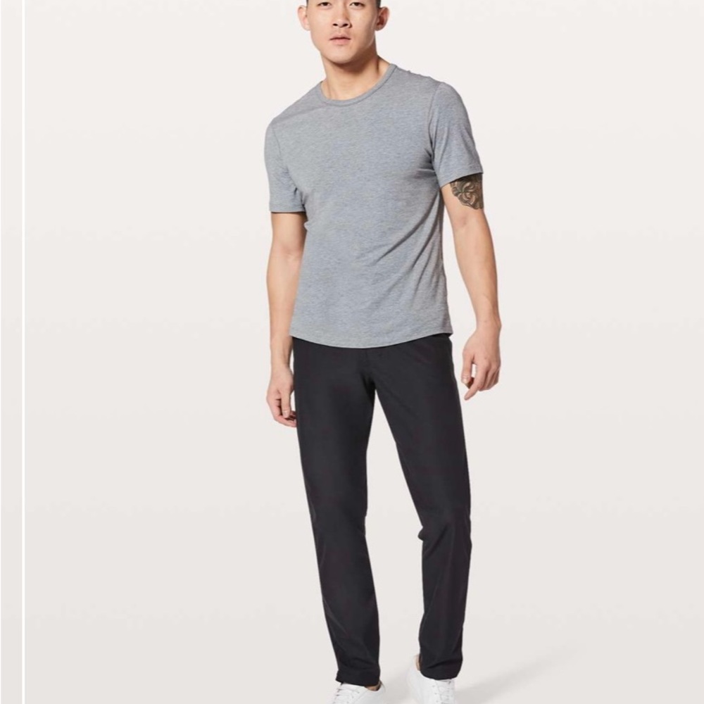 lululemon athletica Men's ABC Pant Classic Black Waist 34